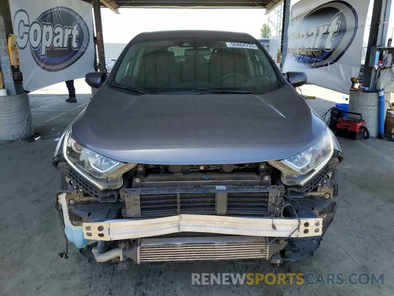 5 fotografías del automóvil dañado 7FARW2H81KE042990 HONDA CRV 2019