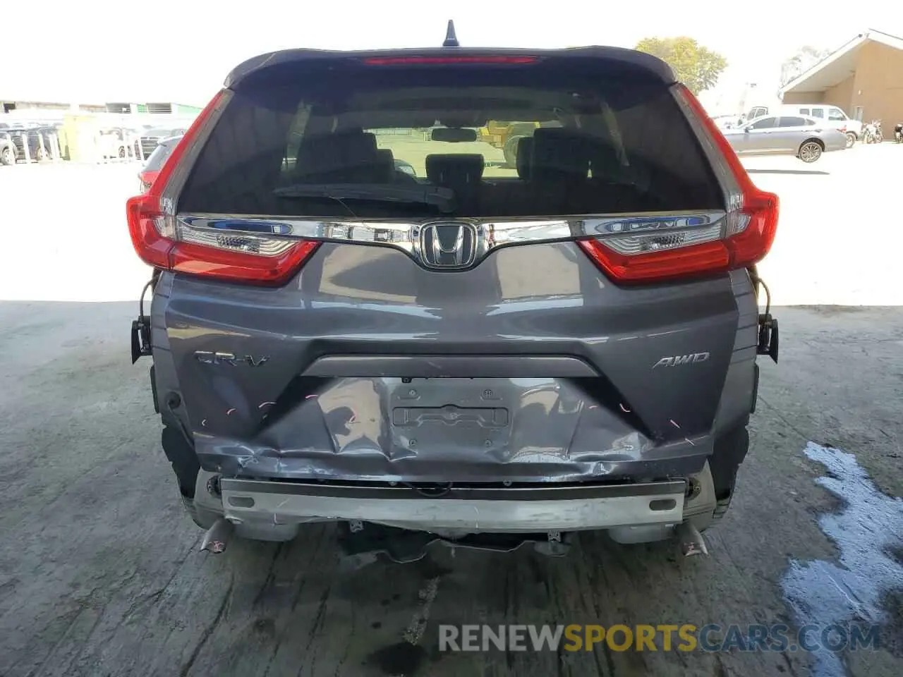 6 fotografías del automóvil dañado 7FARW2H81KE042990 HONDA CRV 2019