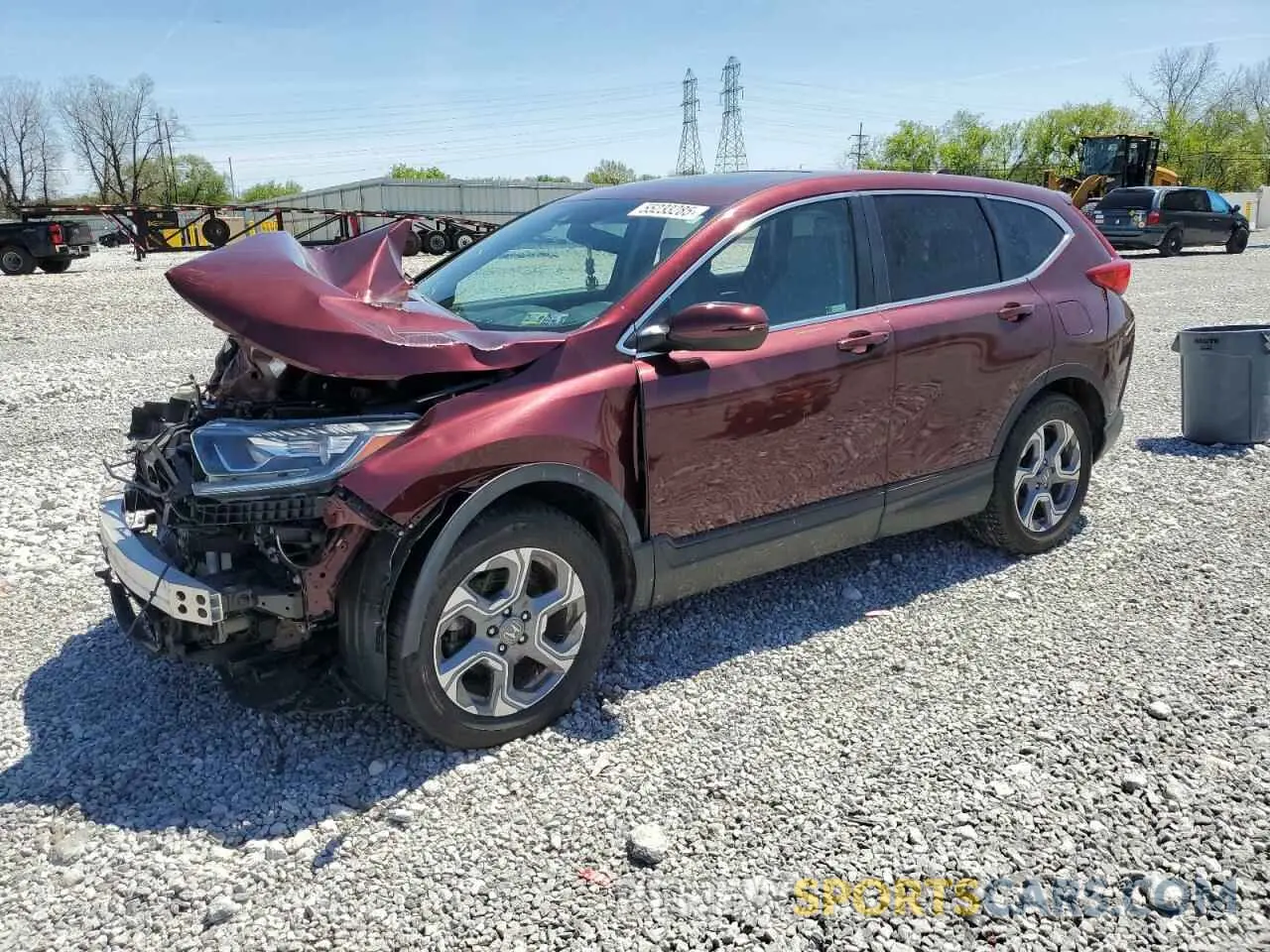 1 fotografías del automóvil dañado 7FARW2H81KE058221 HONDA CRV 2019