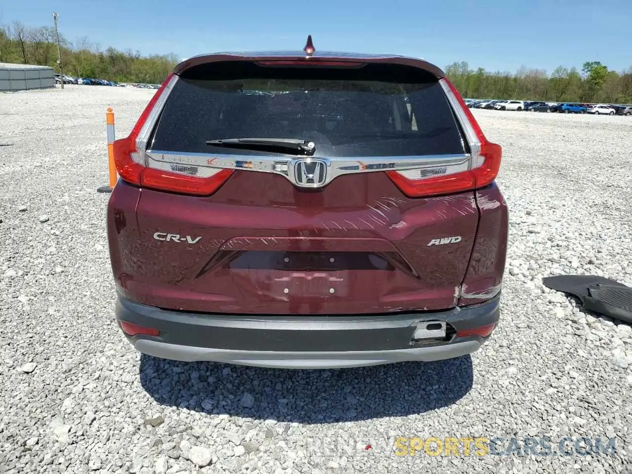 6 fotografías del automóvil dañado 7FARW2H81KE058221 HONDA CRV 2019