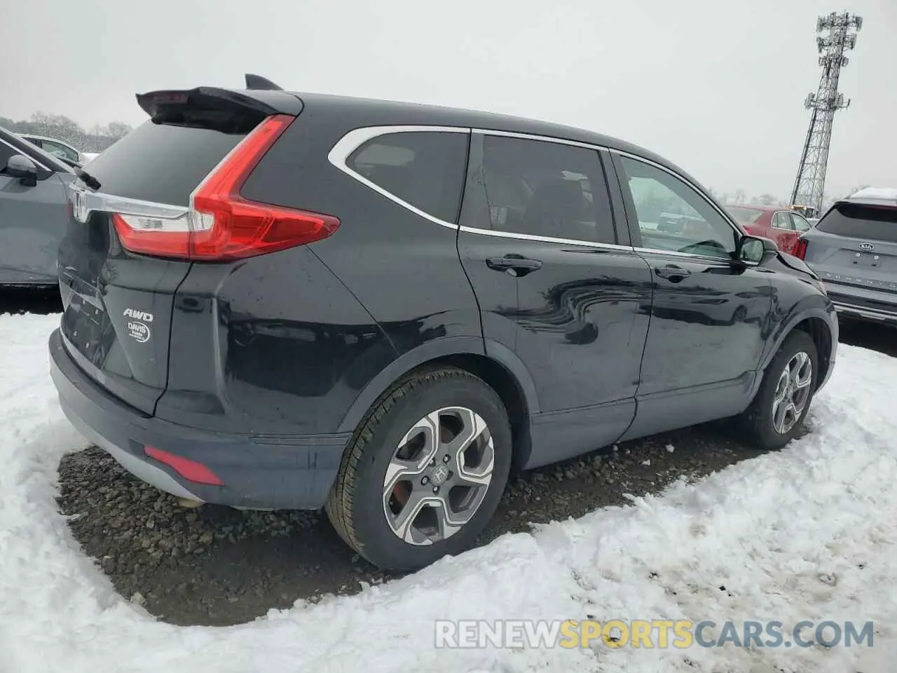 3 fotografías del automóvil dañado 7FARW2H83KE022613 HONDA CRV 2019