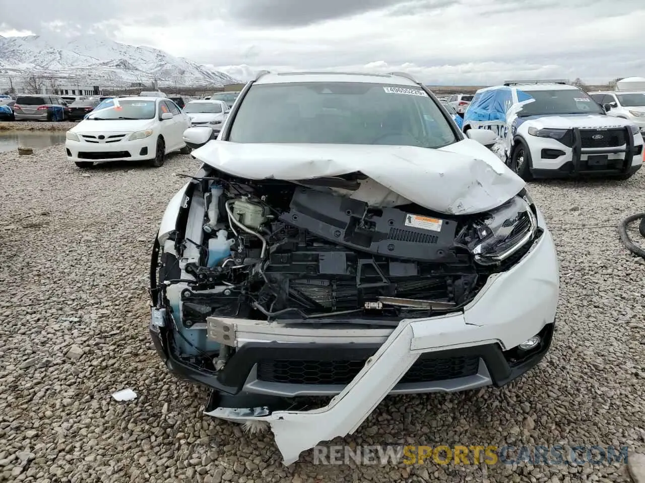 5 fotografías del automóvil dañado 7FARW2H95KE015140 HONDA CRV 2019
