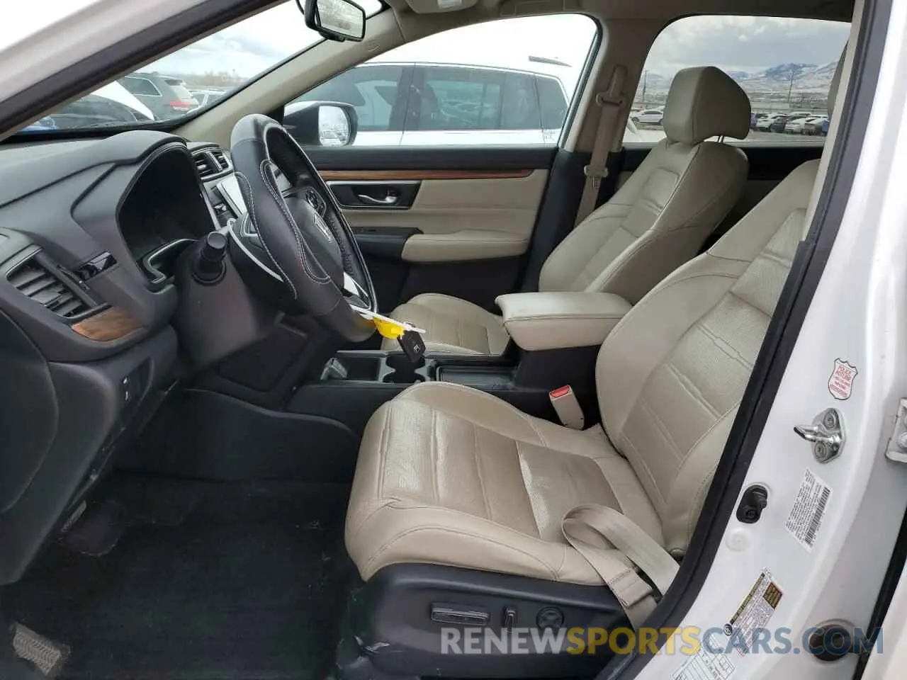 7 fotografías del automóvil dañado 7FARW2H95KE015140 HONDA CRV 2019