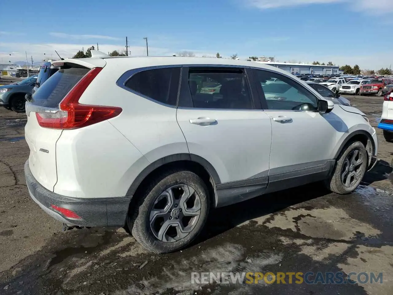 3 fotografías del automóvil dañado JHLRW2H57KX009938 HONDA CRV 2019