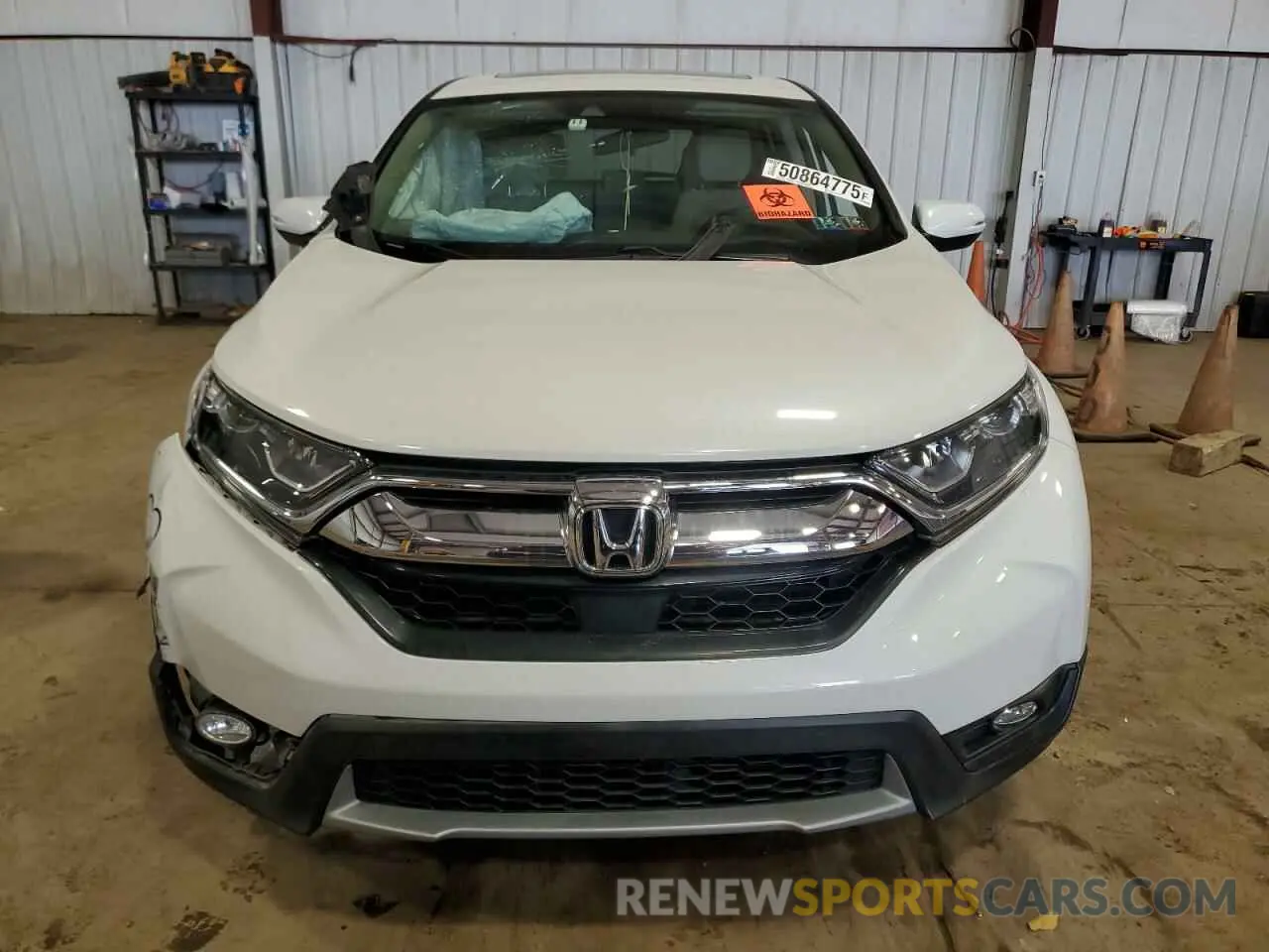 5 fotografías del automóvil dañado JHLRW2H58KX018891 HONDA CRV 2019