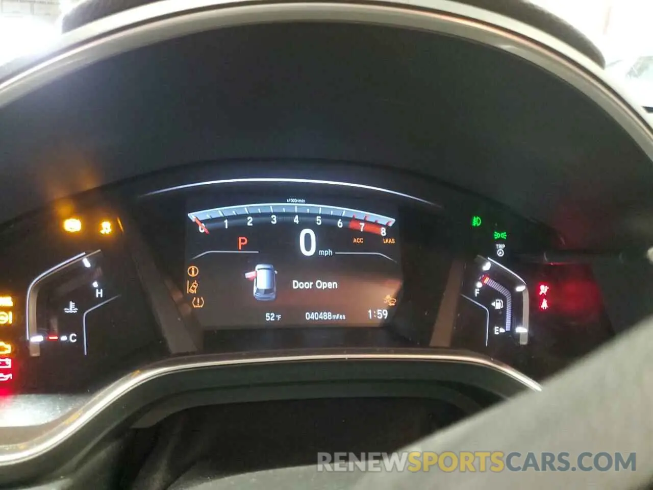9 fotografías del automóvil dañado JHLRW2H58KX018891 HONDA CRV 2019
