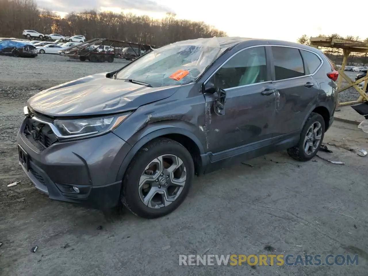 1 fotografías del automóvil dañado JHLRW2H5XKX018505 HONDA CRV 2019