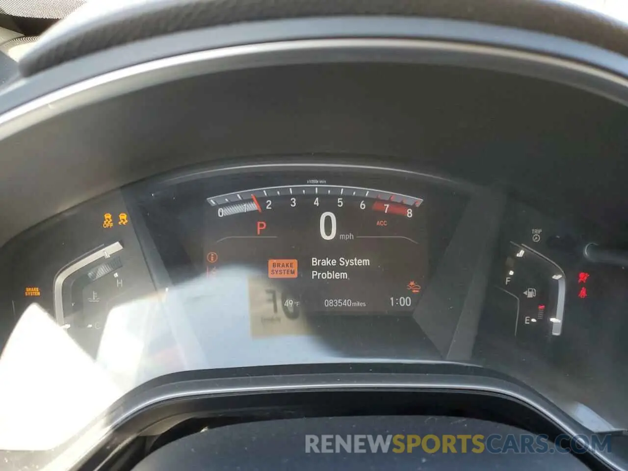 9 fotografías del automóvil dañado JHLRW2H85KX001511 HONDA CRV 2019