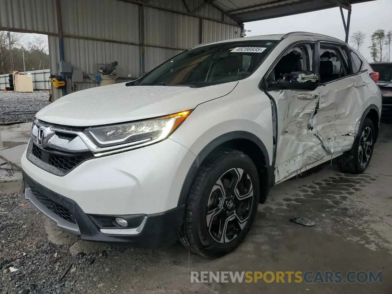 1 fotografías del automóvil dañado JHLRW2H97KX005150 HONDA CRV 2019