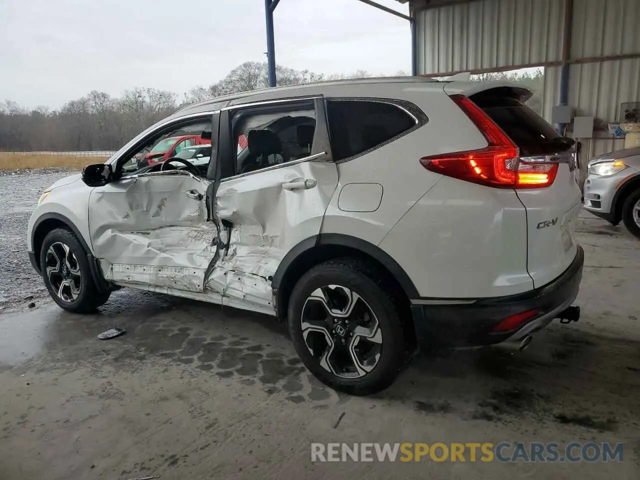 2 fotografías del automóvil dañado JHLRW2H97KX005150 HONDA CRV 2019