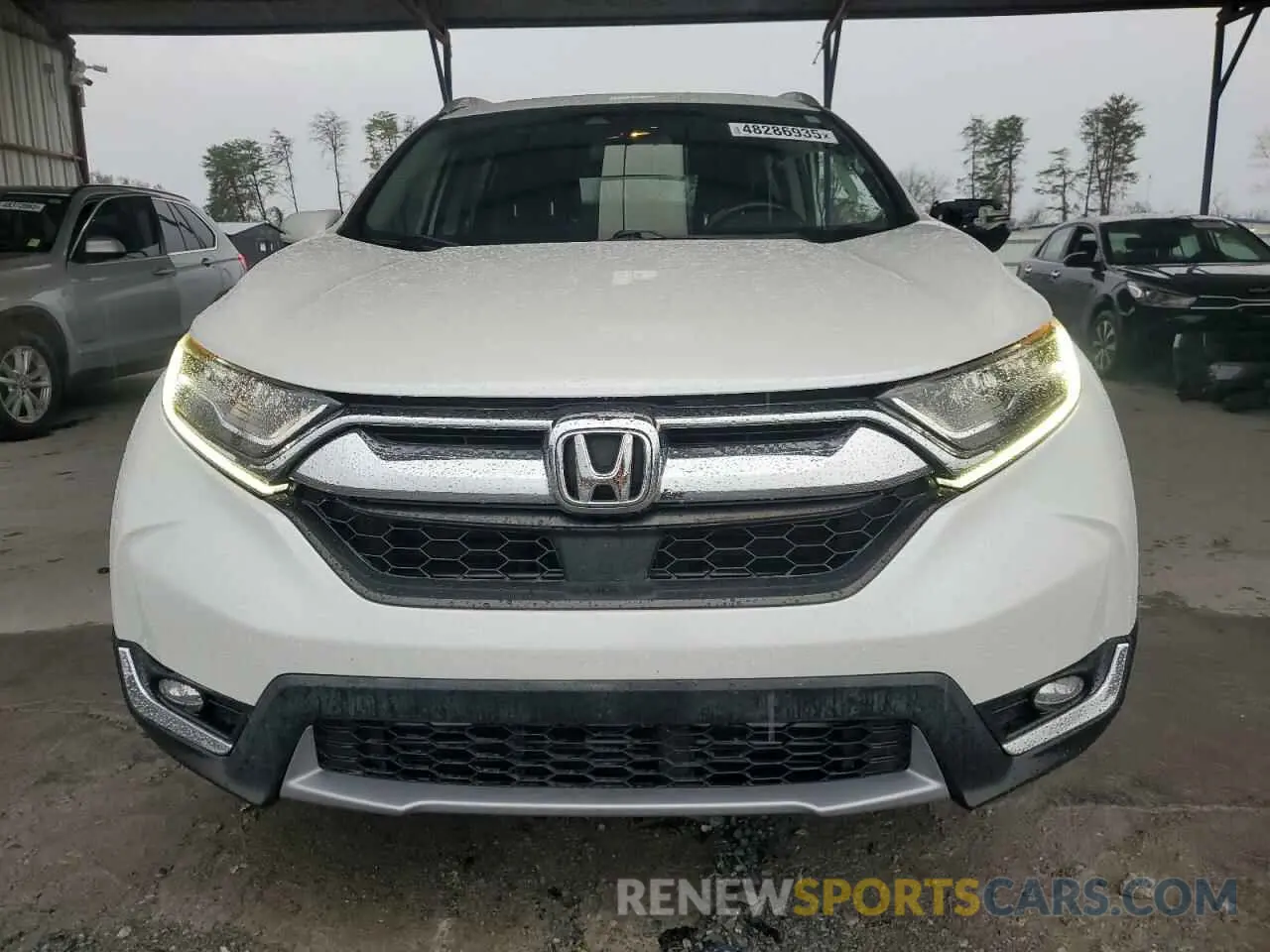 5 fotografías del automóvil dañado JHLRW2H97KX005150 HONDA CRV 2019