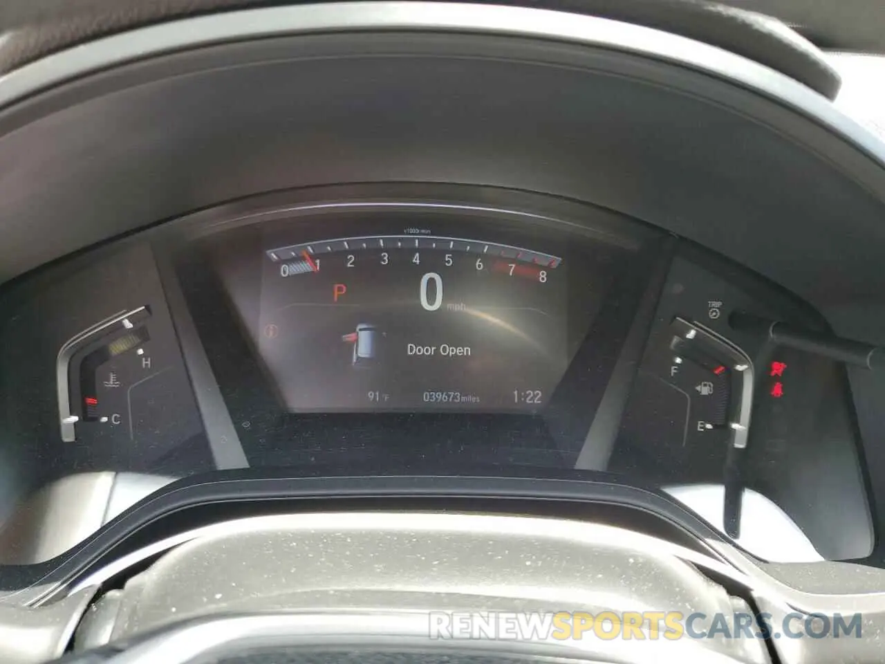 9 fotografías del automóvil dañado 2HKRW1H24LH417257 HONDA CRV 2020
