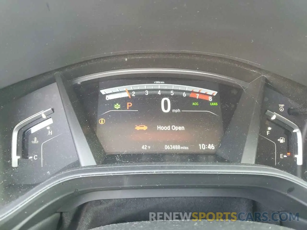 9 fotografías del automóvil dañado 2HKRW1H25LH402430 HONDA CRV 2020