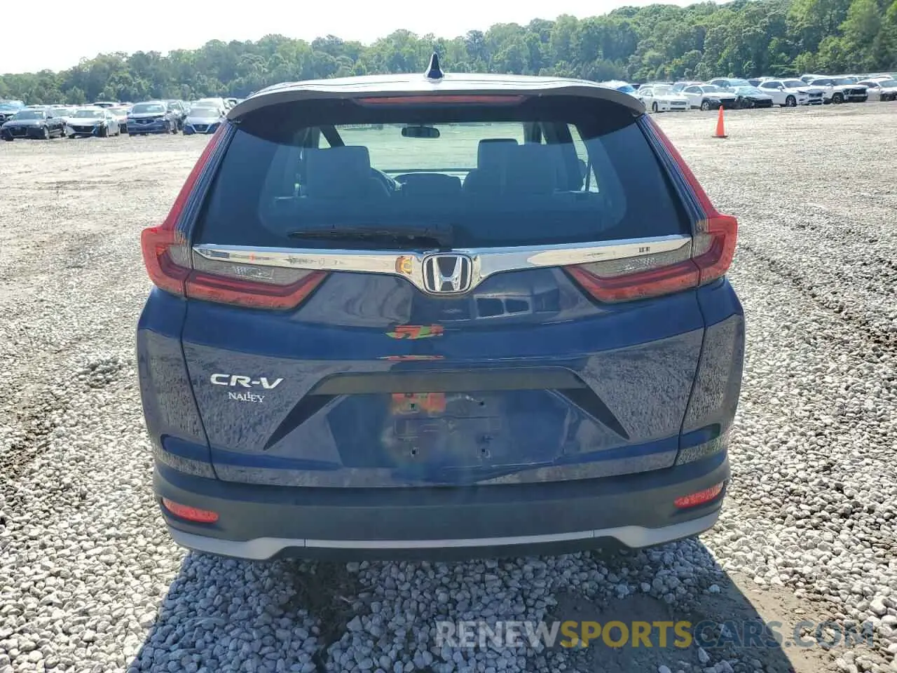 6 fotografías del automóvil dañado 2HKRW1H28LH415785 HONDA CRV 2020