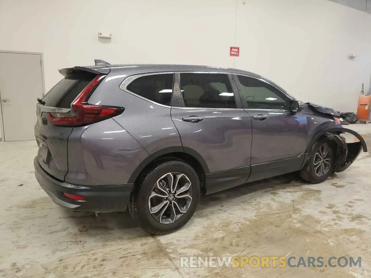 3 fotografías del automóvil dañado 2HKRW1H50LH413376 HONDA CRV 2020