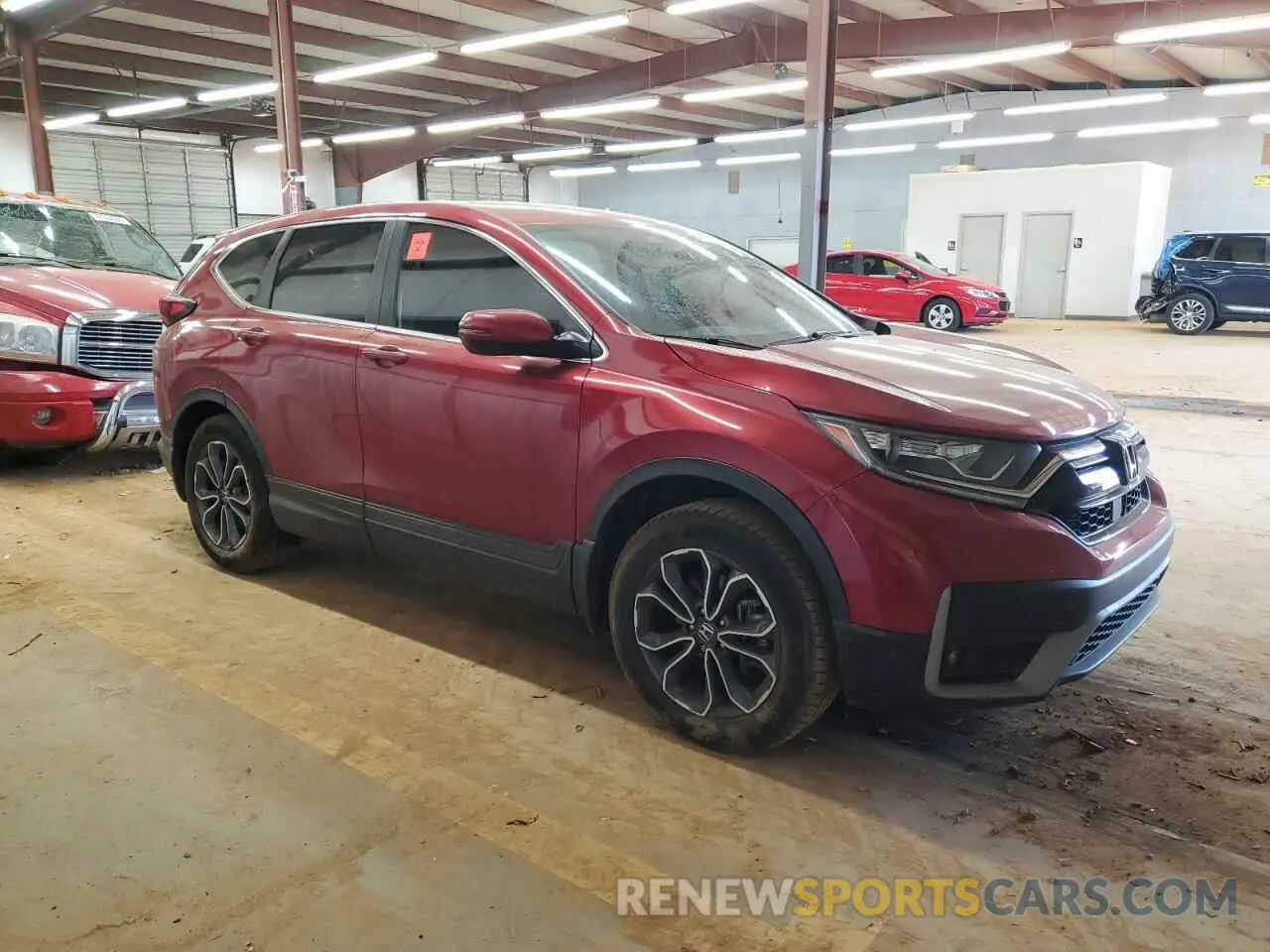 4 fotografías del automóvil dañado 2HKRW1H53LH408463 HONDA CRV 2020