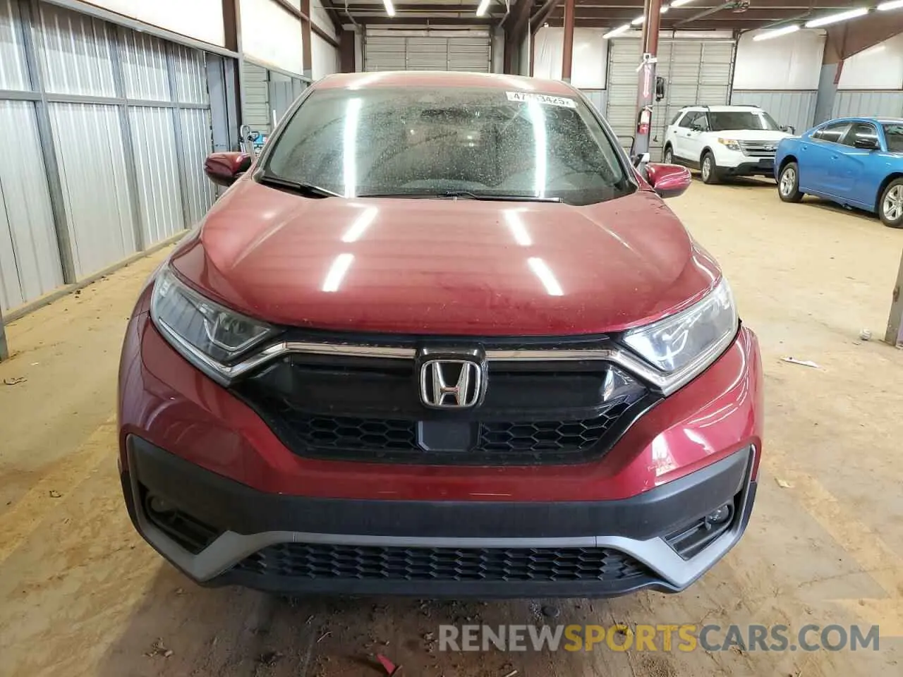 5 fotografías del automóvil dañado 2HKRW1H53LH408463 HONDA CRV 2020