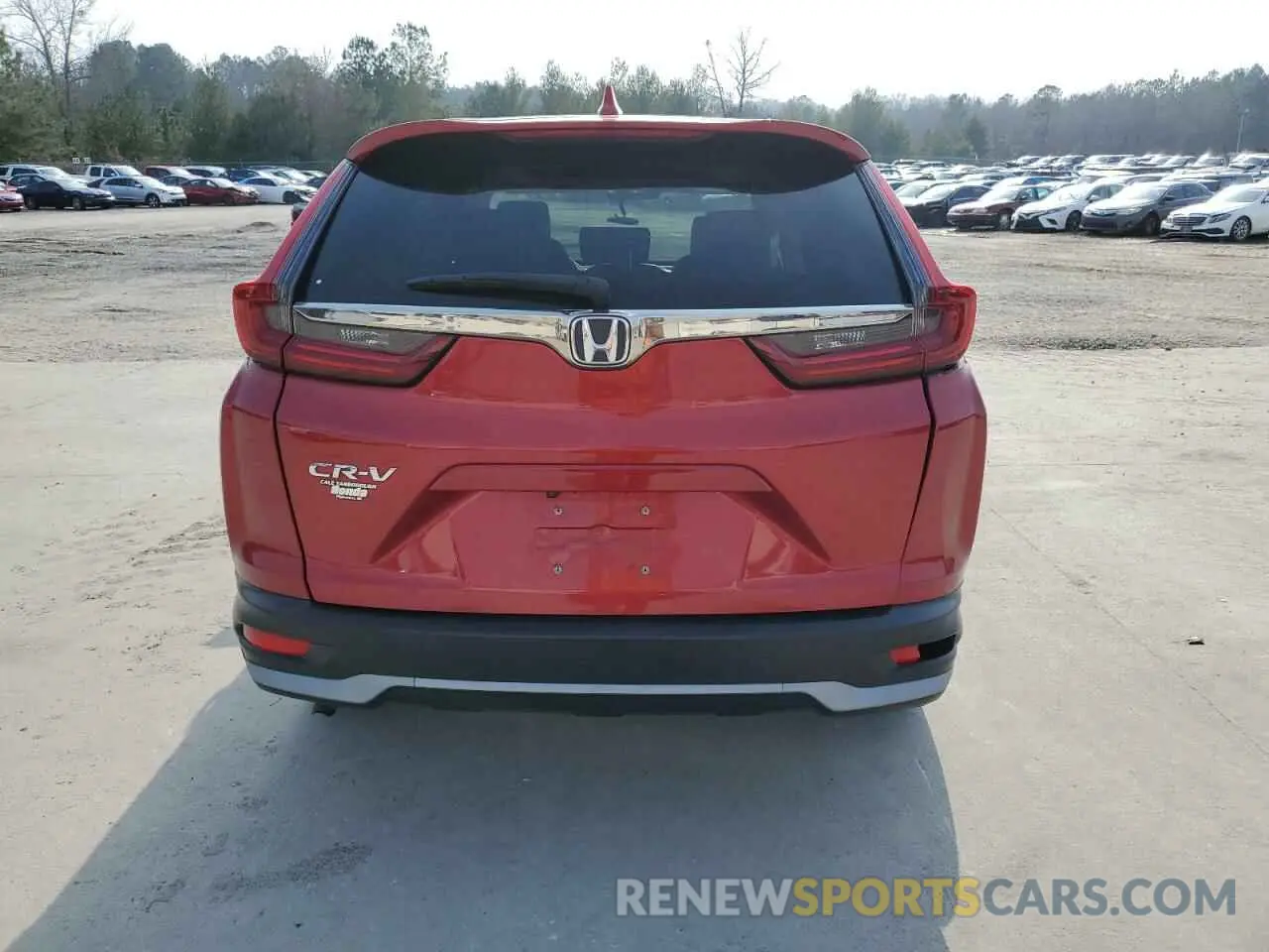 6 fotografías del automóvil dañado 2HKRW1H55LH408464 HONDA CRV 2020