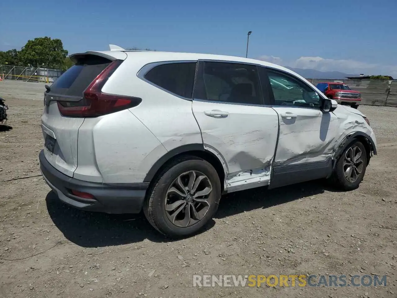 3 fotografías del automóvil dañado 2HKRW1H56LH400454 HONDA CRV 2020