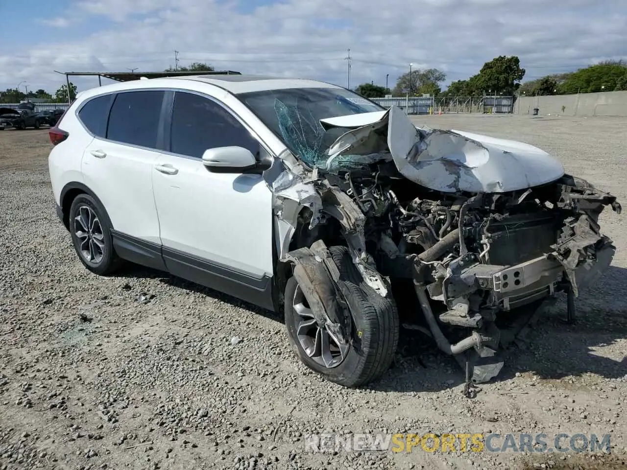 4 fotografías del automóvil dañado 2HKRW1H56LH428898 HONDA CRV 2020