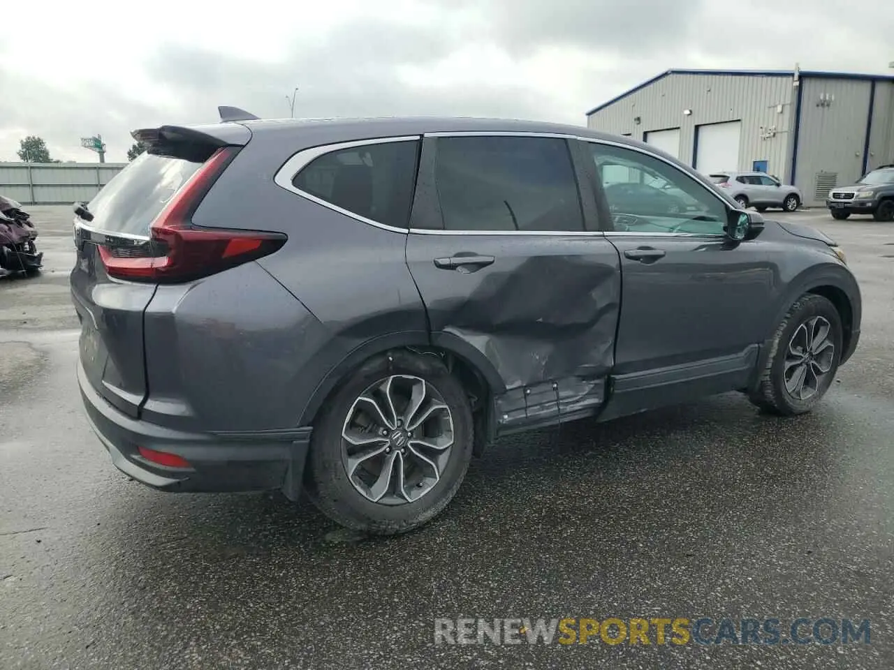 3 fotografías del automóvil dañado 2HKRW1H5XLH405673 HONDA CRV 2020
