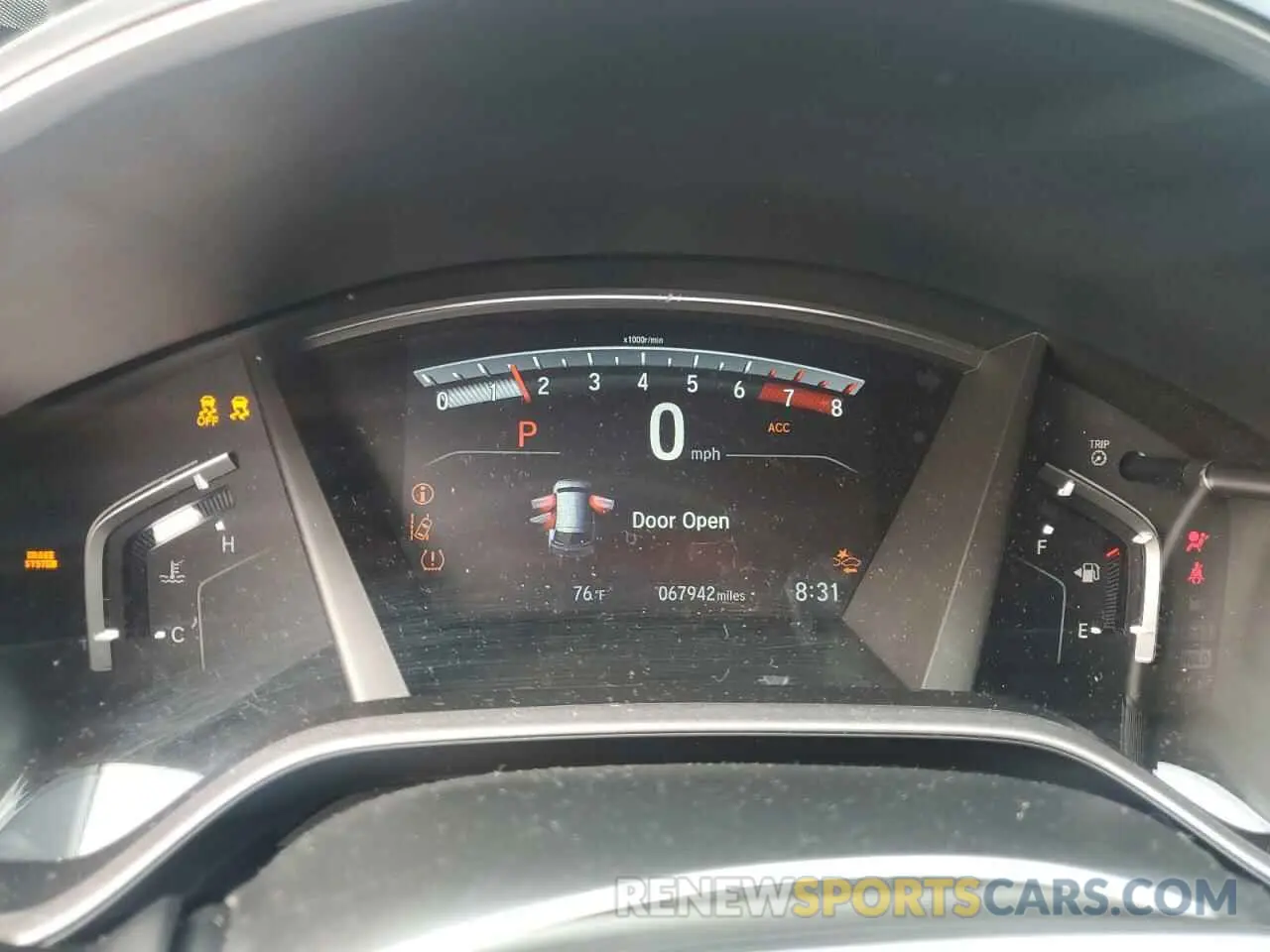 9 fotografías del automóvil dañado 2HKRW1H5XLH405673 HONDA CRV 2020