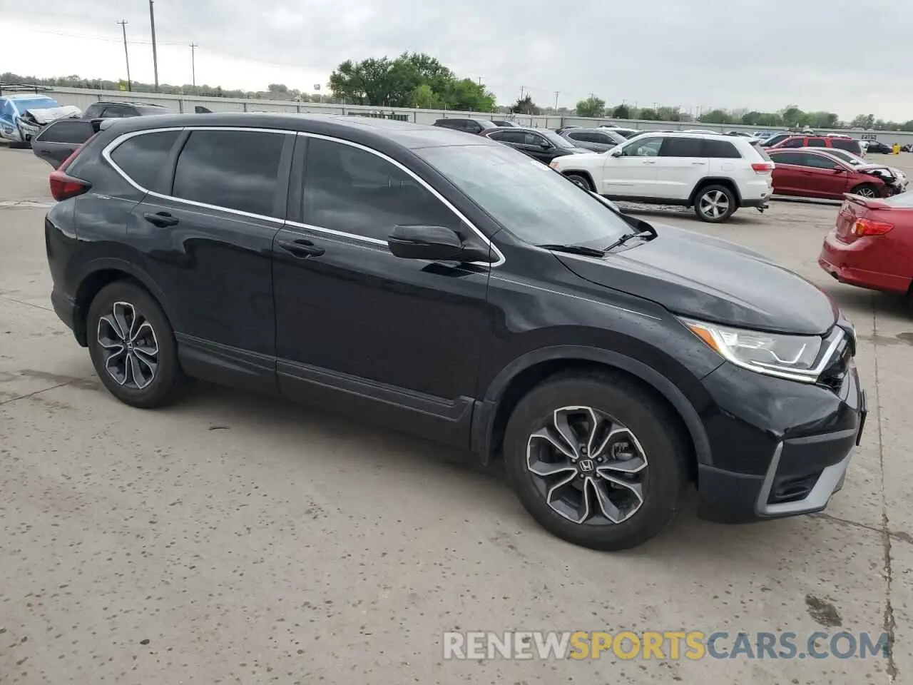 4 fotografías del automóvil dañado 2HKRW1H5XLH415023 HONDA CRV 2020