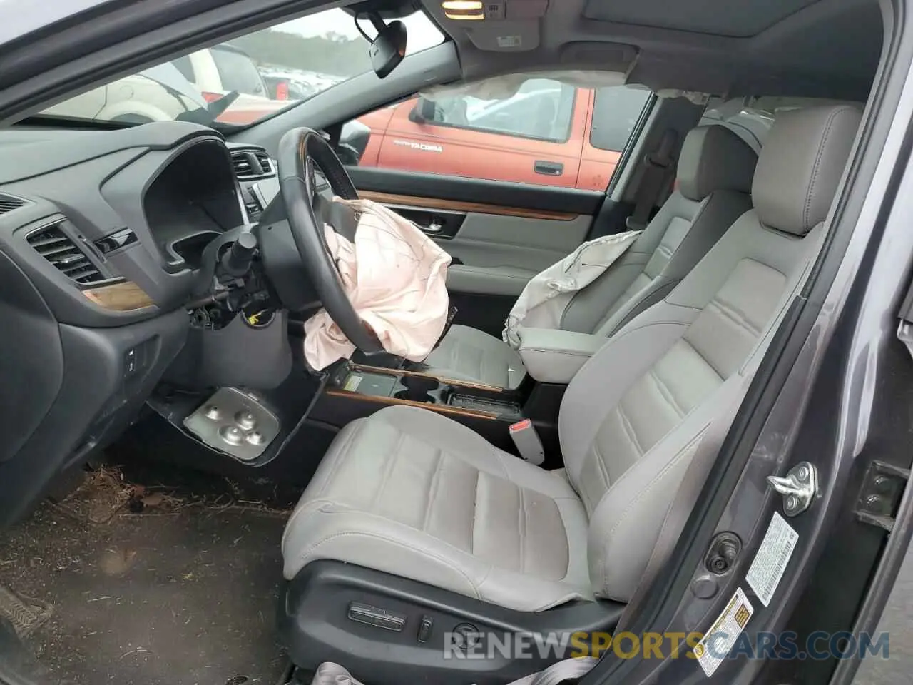 7 fotografías del automóvil dañado 2HKRW1H95LH402540 HONDA CRV 2020