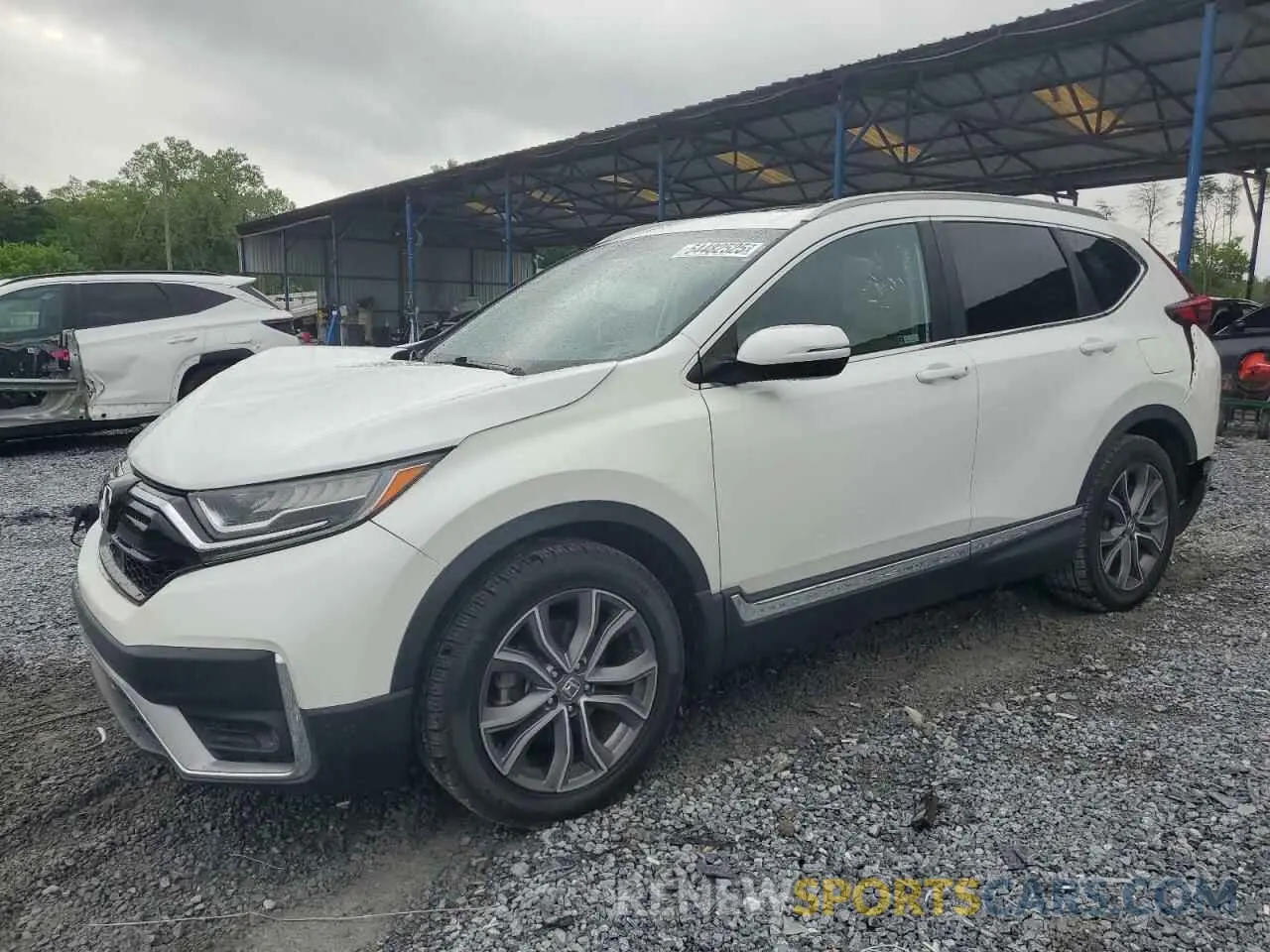 1 fotografías del automóvil dañado 2HKRW1H9XLH400766 HONDA CRV 2020