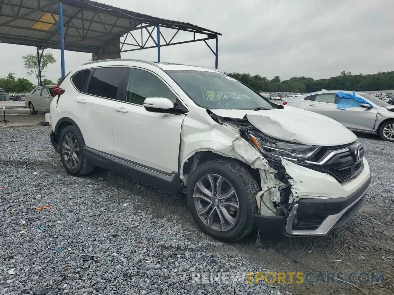 4 fotografías del automóvil dañado 2HKRW1H9XLH400766 HONDA CRV 2020
