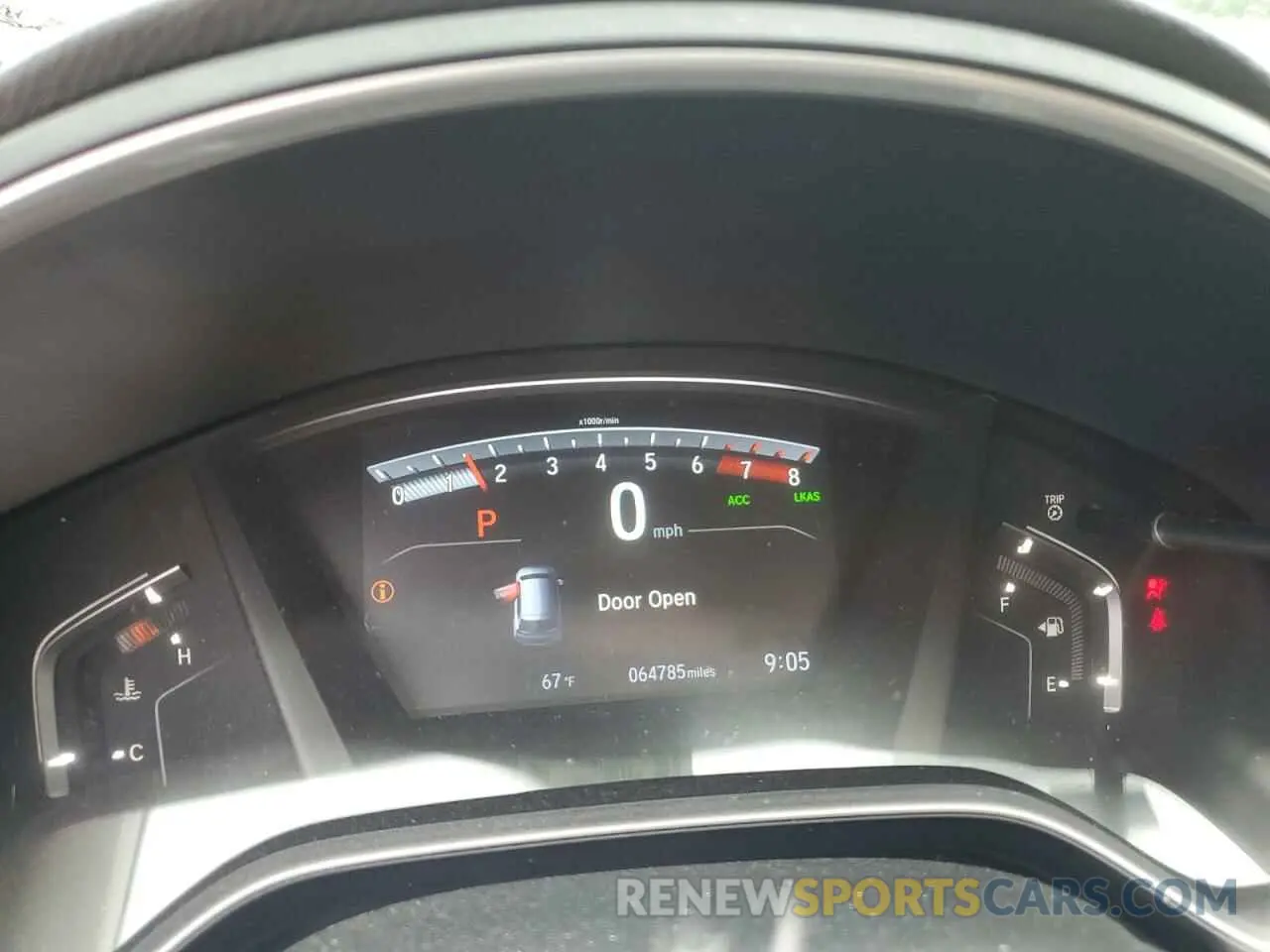 9 fotografías del automóvil dañado 2HKRW1H9XLH400766 HONDA CRV 2020