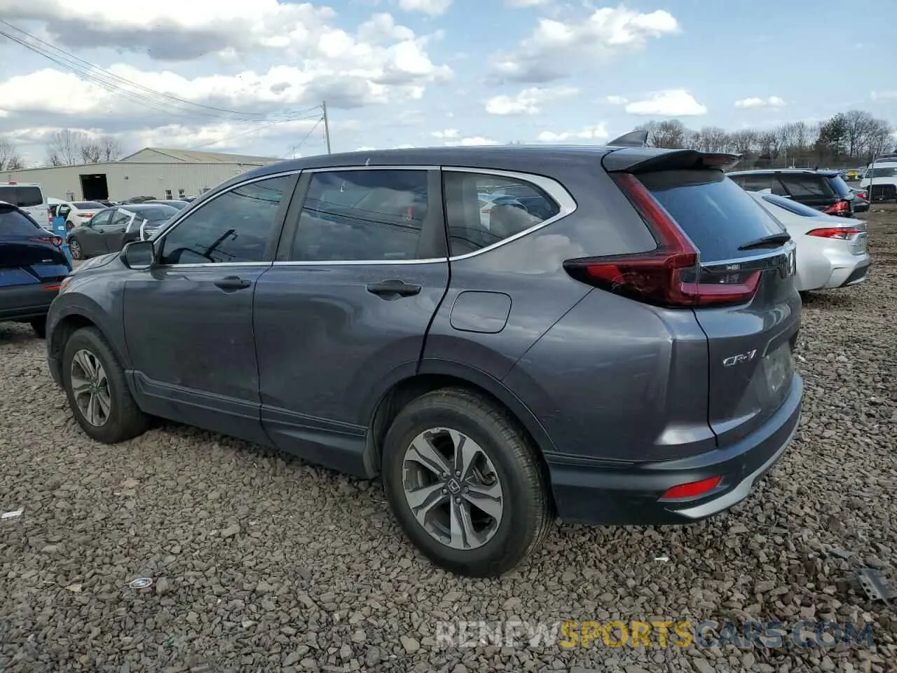 2 fotografías del automóvil dañado 2HKRW2H20LH679721 HONDA CRV 2020