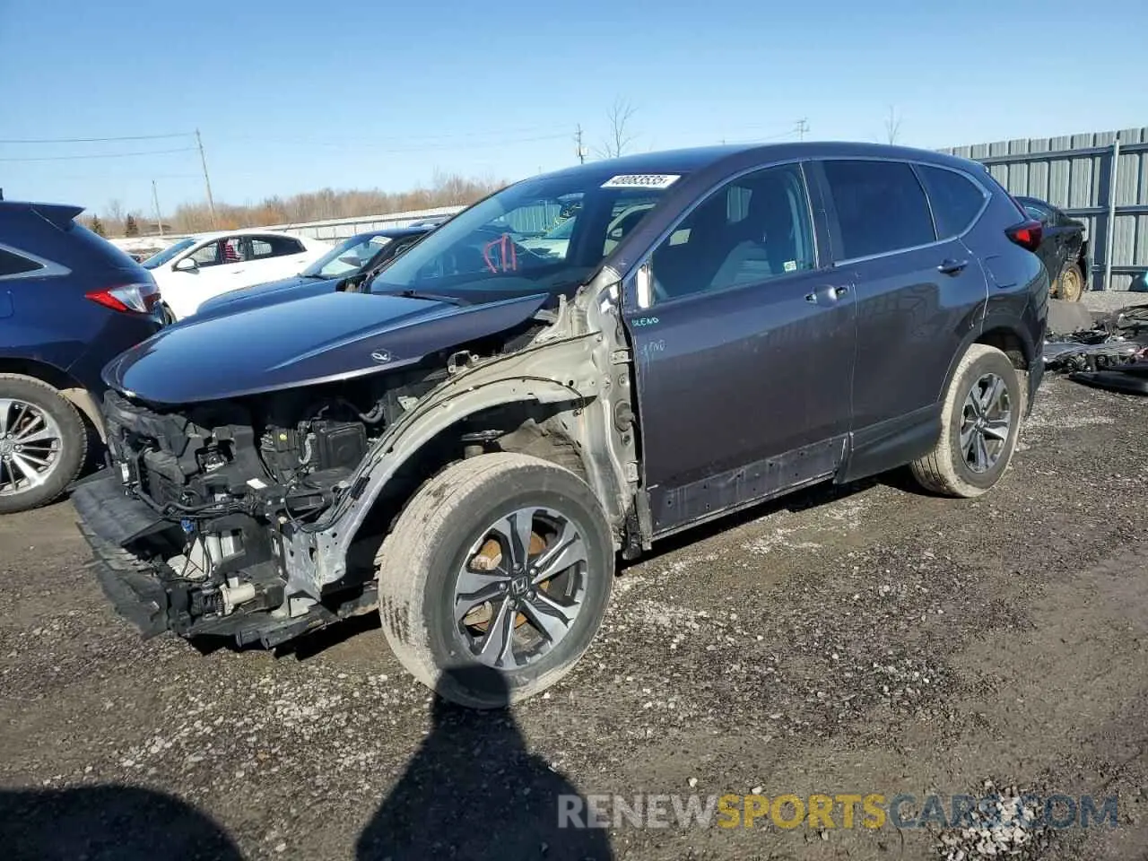 1 fotografías del automóvil dañado 2HKRW2H23LH207383 HONDA CRV 2020