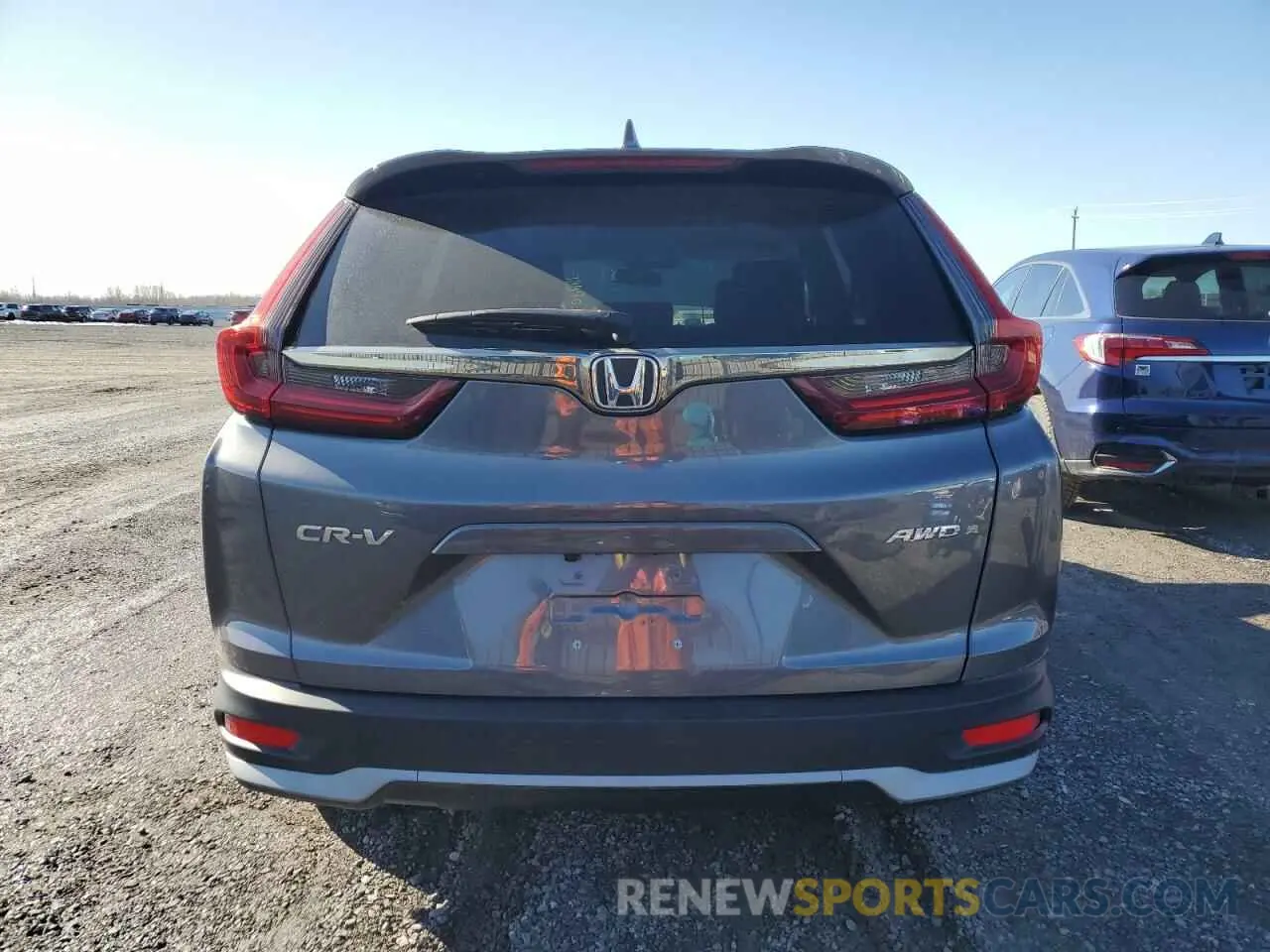 6 fotografías del automóvil dañado 2HKRW2H23LH207383 HONDA CRV 2020