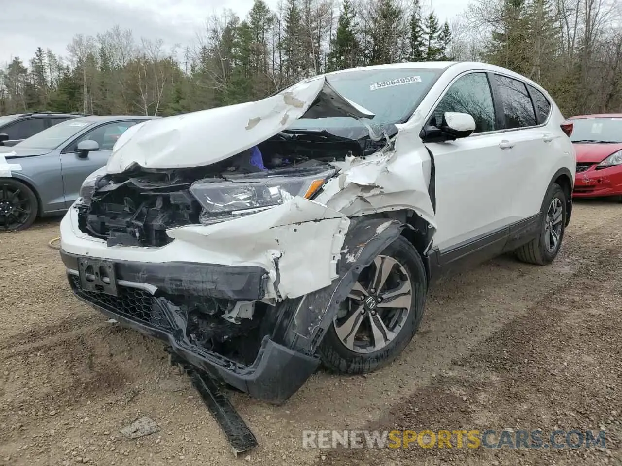 1 fotografías del automóvil dañado 2HKRW2H23LH219145 HONDA CRV 2020