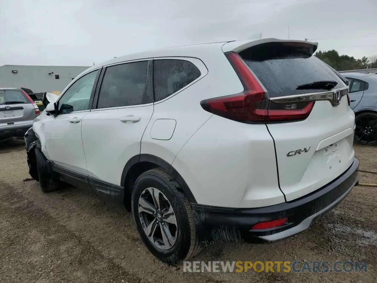 2 fotografías del automóvil dañado 2HKRW2H23LH219145 HONDA CRV 2020