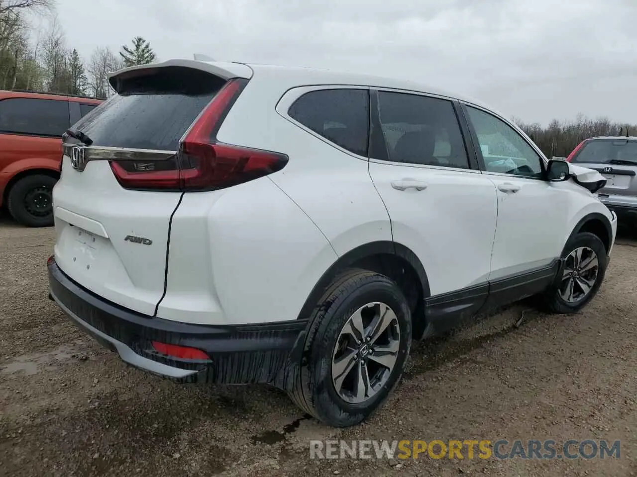 3 fotografías del automóvil dañado 2HKRW2H23LH219145 HONDA CRV 2020