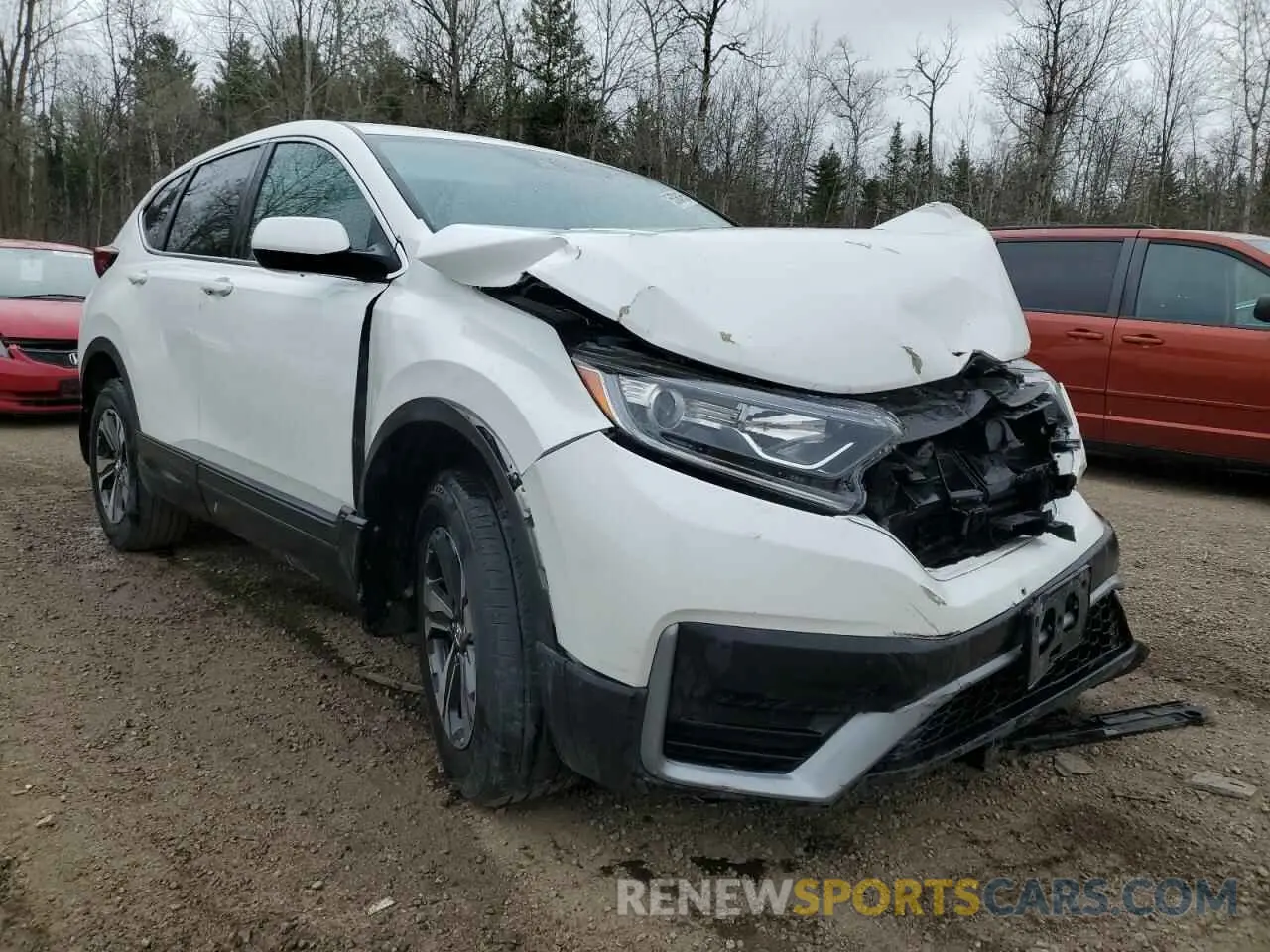 4 fotografías del automóvil dañado 2HKRW2H23LH219145 HONDA CRV 2020