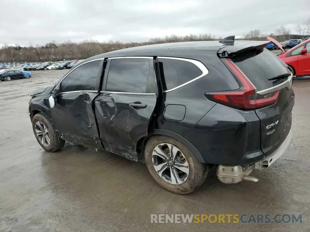 2 fotografías del automóvil dañado 2HKRW2H25LH647203 HONDA CRV 2020