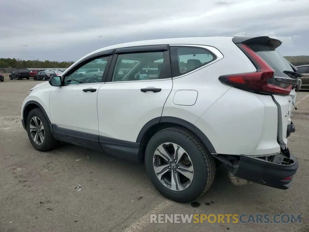 2 fotografías del automóvil dañado 2HKRW2H2XLH612334 HONDA CRV 2020