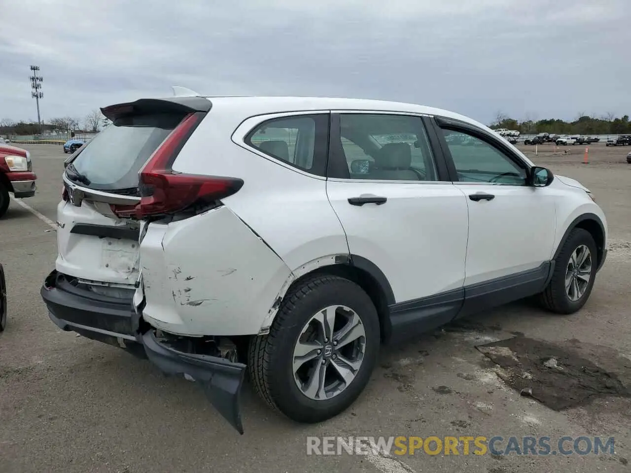 3 fotografías del automóvil dañado 2HKRW2H2XLH612334 HONDA CRV 2020