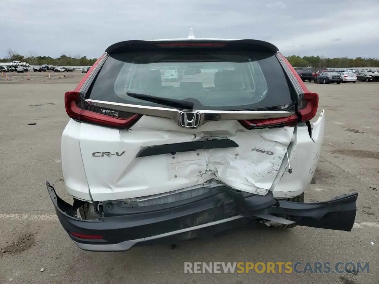 6 fotografías del automóvil dañado 2HKRW2H2XLH612334 HONDA CRV 2020