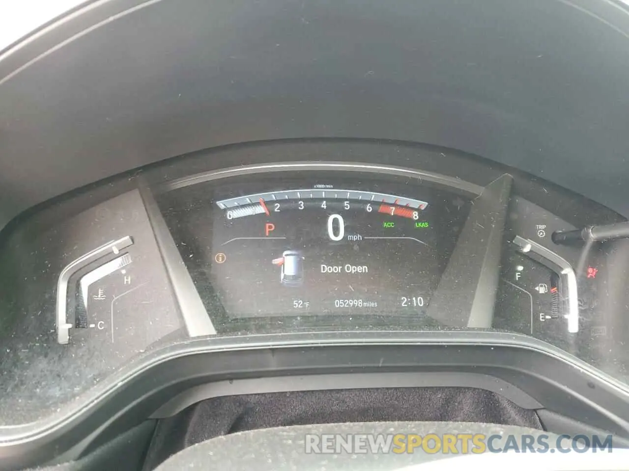 9 fotografías del automóvil dañado 2HKRW2H2XLH612334 HONDA CRV 2020