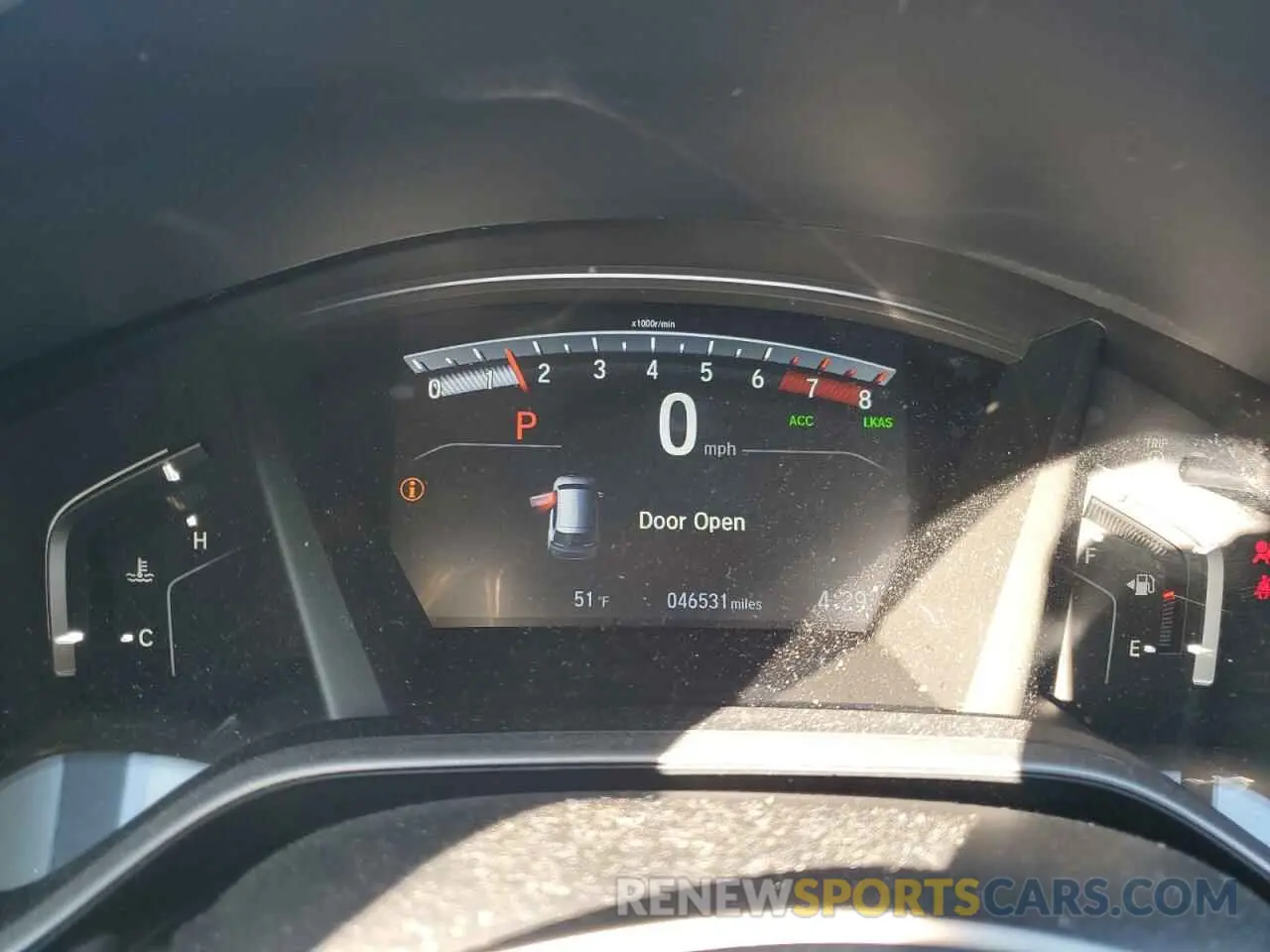 9 fotografías del automóvil dañado 2HKRW2H50LH618010 HONDA CRV 2020