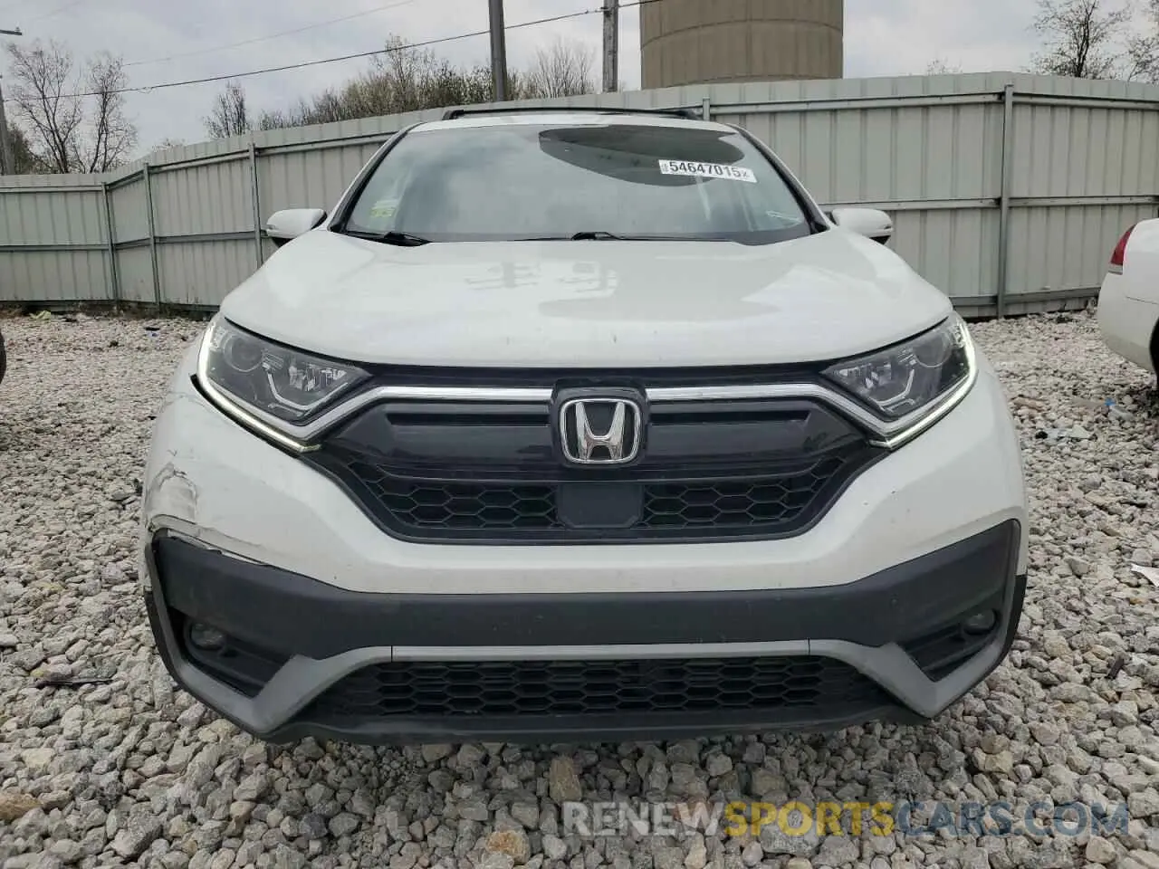 5 fotografías del automóvil dañado 2HKRW2H52LH648464 HONDA CRV 2020