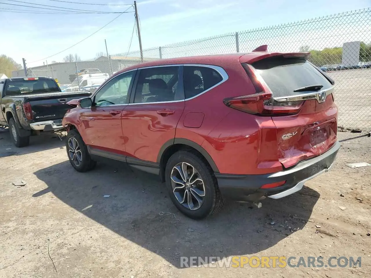 2 fotografías del automóvil dañado 2HKRW2H53LH637571 HONDA CRV 2020