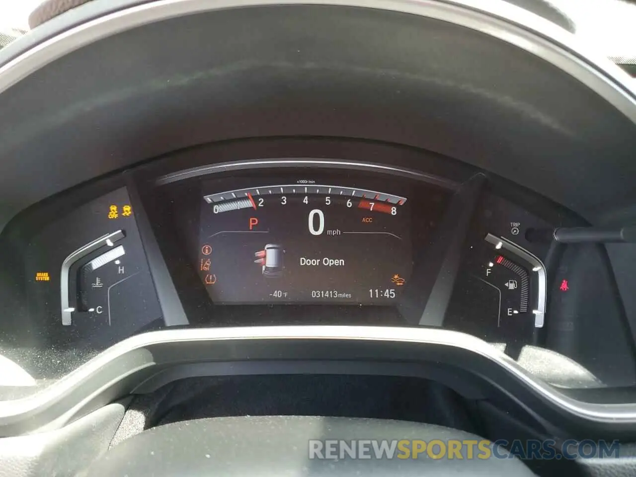 9 fotografías del automóvil dañado 2HKRW2H53LH637571 HONDA CRV 2020