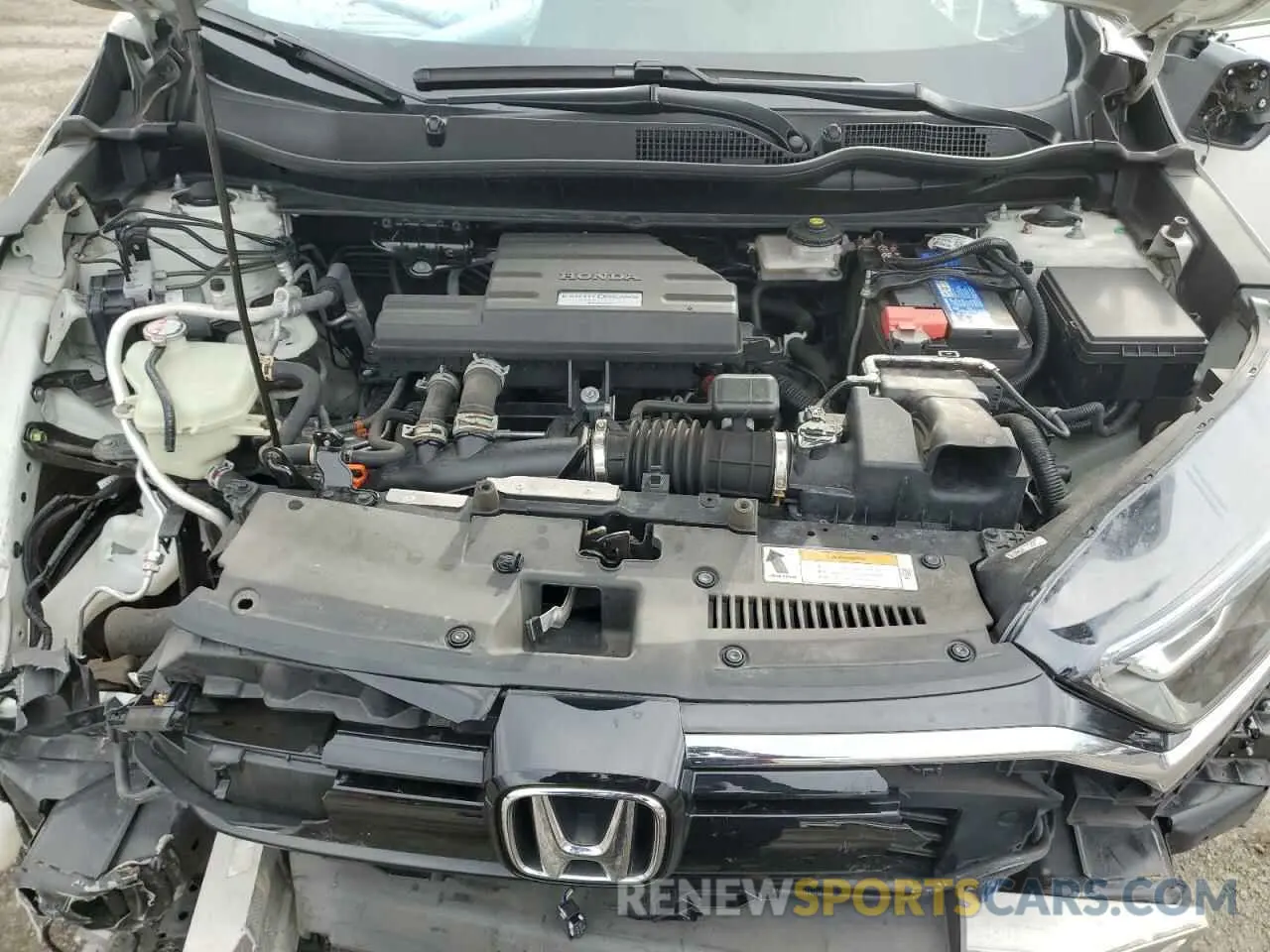 13 fotografías del automóvil dañado 2HKRW2H53LH680033 HONDA CRV 2020