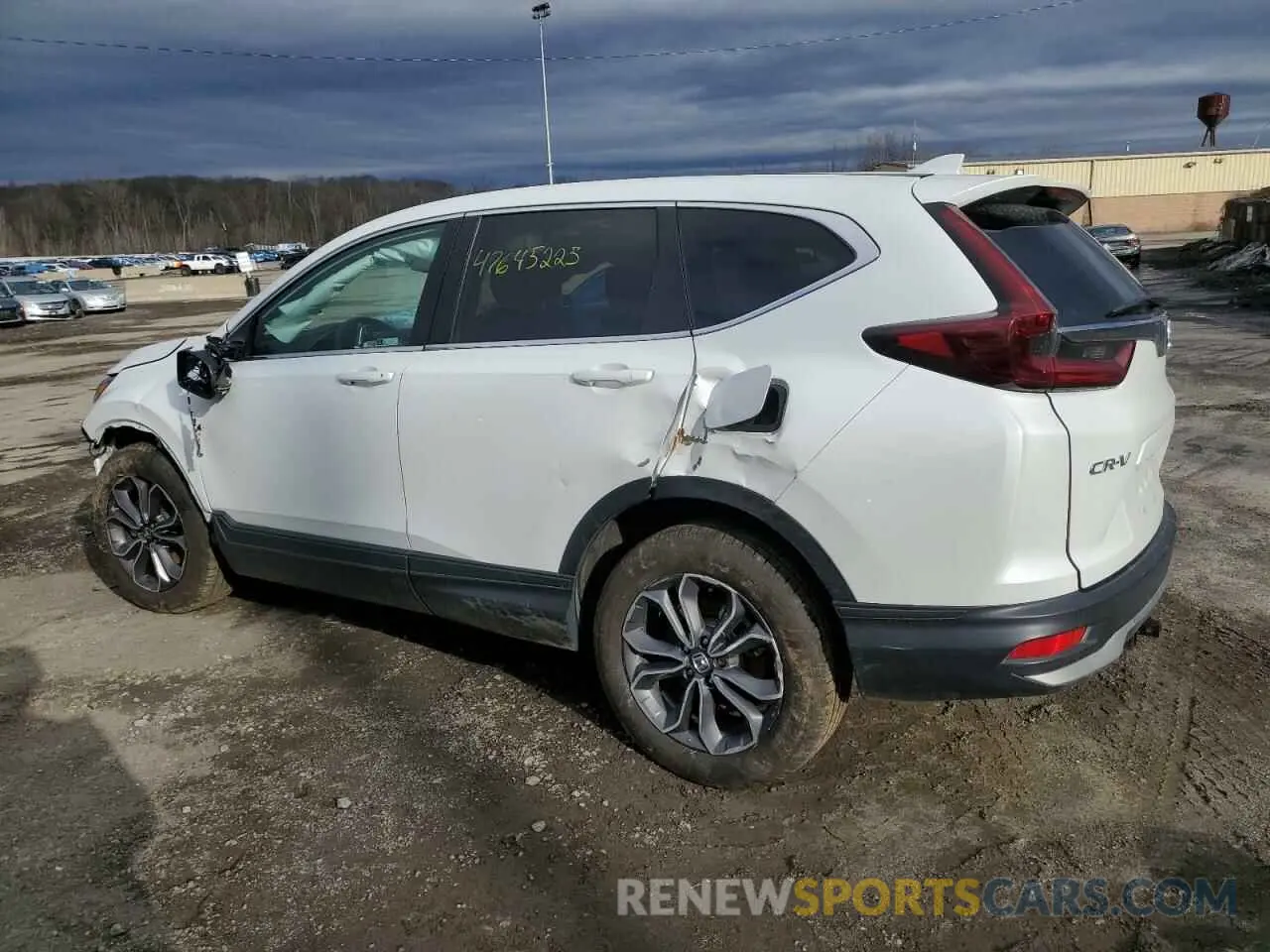 2 fotografías del automóvil dañado 2HKRW2H53LH680033 HONDA CRV 2020