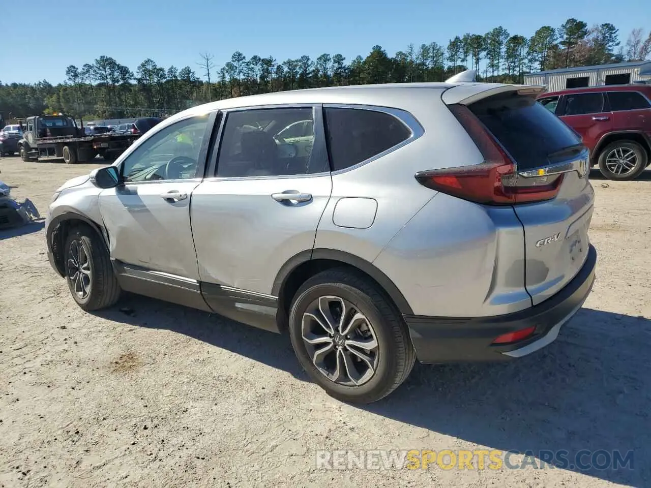 2 fotografías del automóvil dañado 2HKRW2H53LH690805 HONDA CRV 2020